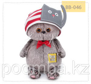 Кот Басик Baby в шапочке с котиком 20 см
