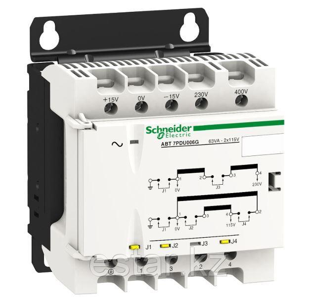Защитный и изолирующий трансформатор 2x115В  25 В•А