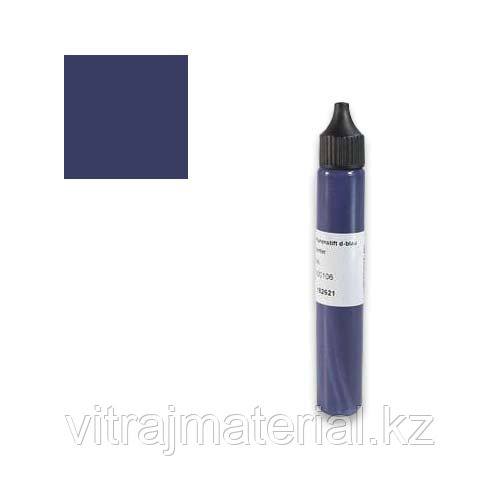 Контурная краска для фьюзинга Figuro Consistent Line Pen темно-синяя, 60гр.