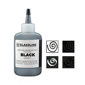 Краска для фьюзинга Glassline черная, 56гр.