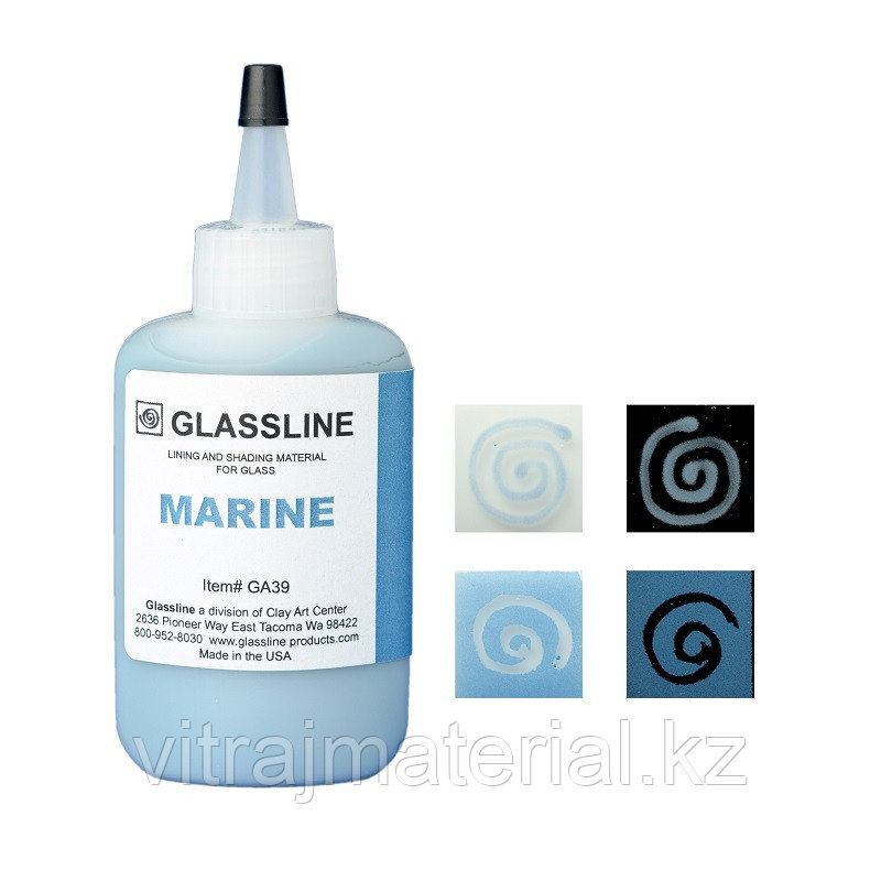 Краска для фьюзинга Glassline морская волна, 56гр.