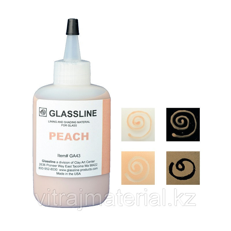 Краска для фьюзинга Glassline персиковая, 56гр. - фото 1 - id-p75714447