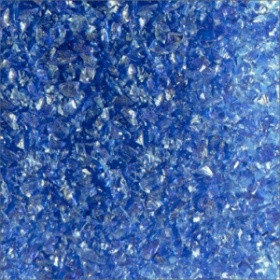 Крошка стеклянная Uroboros, System 96, цвет светло-синий, 240гр.