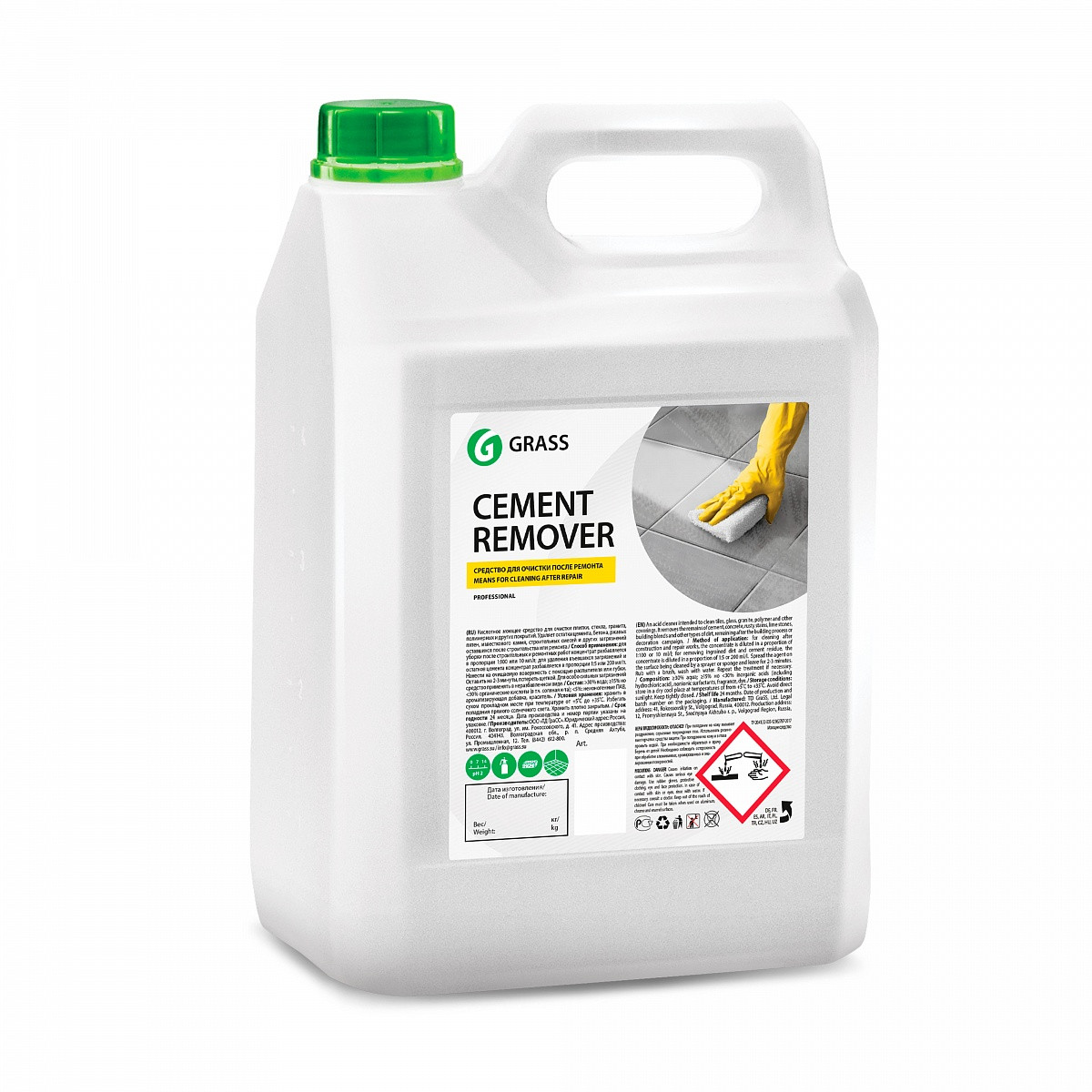 Средство для очистки после ремонта "Cement Remover" (канистра 5,8кг)