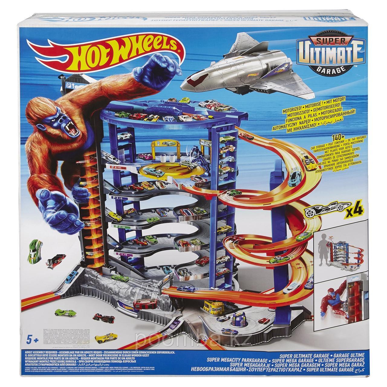 Трек Hot Wheels (Хот Вилс) Невообразимая Башня Super Ultimate Garage, 6-ти уровневый паркинг