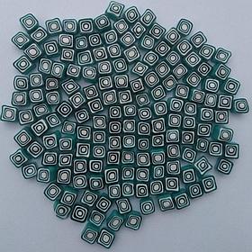 Стеклянные пластины MILLEFIORI COE104, V26 d=7-8 мм 100г.