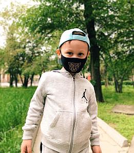 Детские лицевые защитные маски с рисунком в Алматы