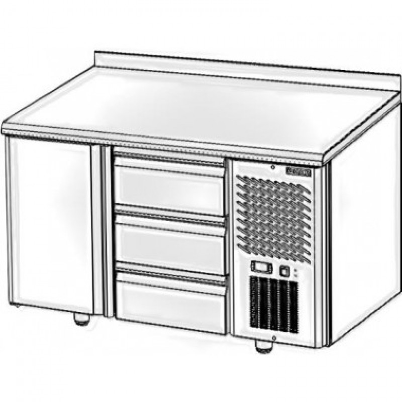 Стол холодильный Polair TM2-02-G - фото 1 - id-p75756498