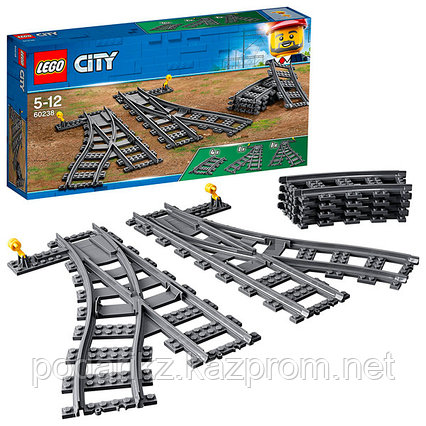 LEGO City 60238 Конструктор ЛЕГО Город Железнодорожные стрелки