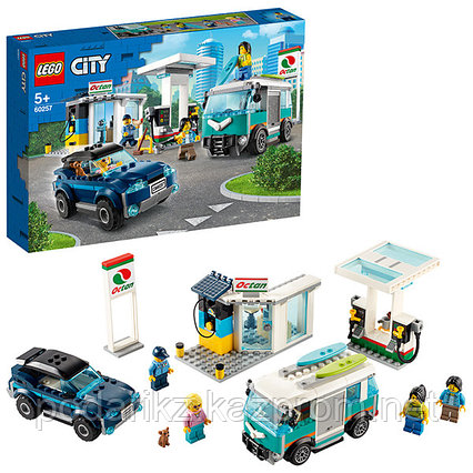 LEGO City 60257 Конструктор ЛЕГО Город Turbo Wheels Станция технического обслуживания