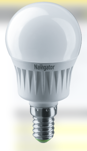 Лампа NLL-G45-7-230-6,5K-E14 61 244 Navigator