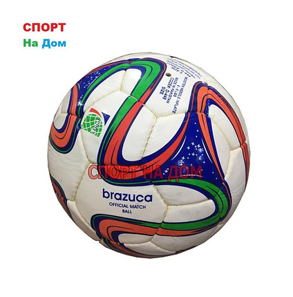 Кожаный футбольный мяч Adidas Brazuca (Пакистан) 4 размер, фото 2
