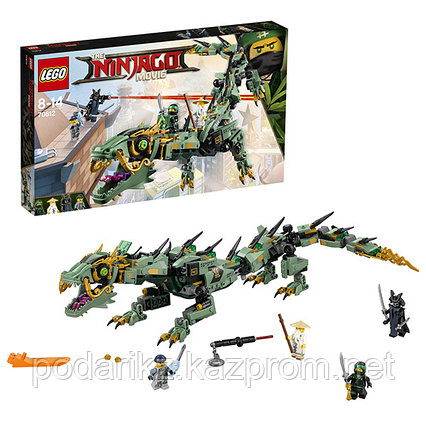 LEGO Ninjago 70612 Конструктор ЛЕГО Ниндзяго Механический Дракон Зелёного Ниндзя