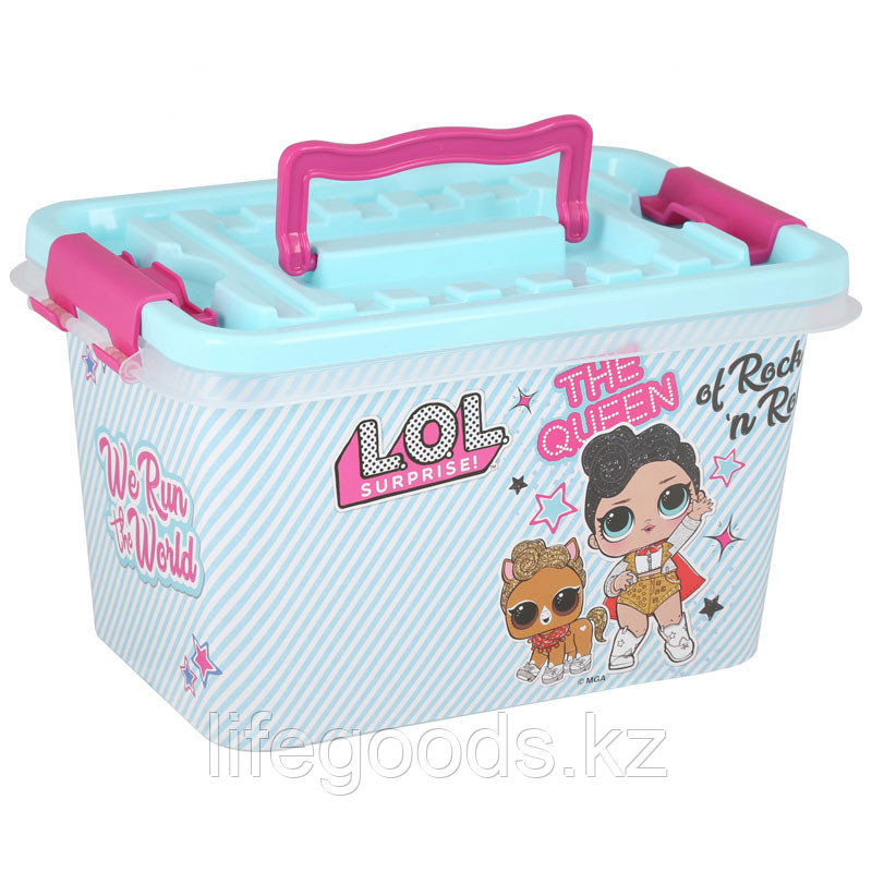 Контейнер "LOL Surprise" прямоугольный (с крышкой), 4л, М7634