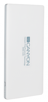 Портативный аккумулятор Canyon CNS-TPBP5W 5000mAh (White) - фото 1 - id-p75595739