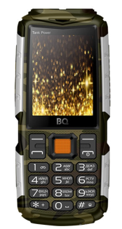Мобильный телефон BQ-2430 Tank Power (Камуфляж+Серебро)