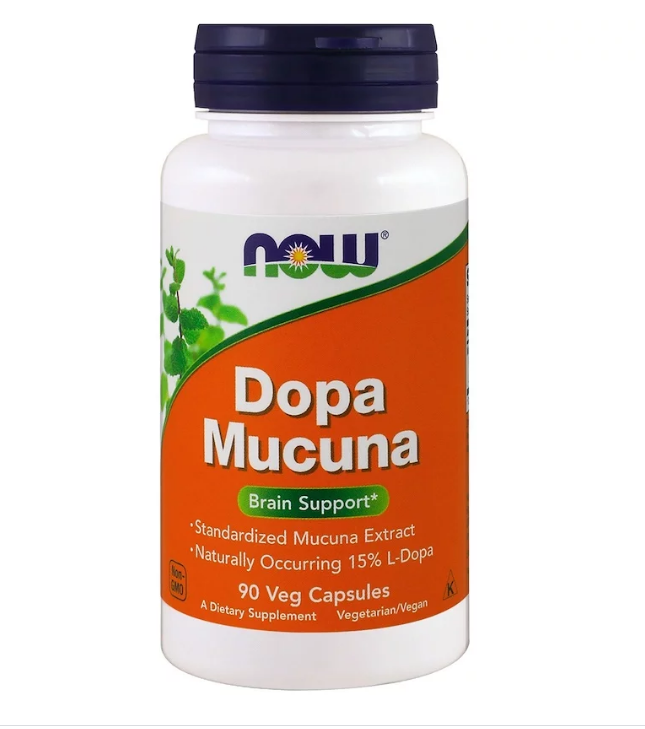 Now Foods, Dopa Mucuna, 90 растительных капсул - фото 1 - id-p75787578