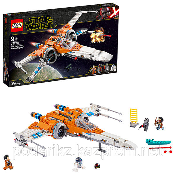 LEGO Star Wars 75273 Конструктор ЛЕГО Звездные войны Истребитель типа Х По Дамерона