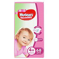 Подгузники Huggies Ultra Comfort 4+ (10-16kg) 68 шт. для девочек