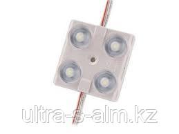 Светодиодный модуль 4LED3939-3030 с линзой (IP67) 2W, цвет белый