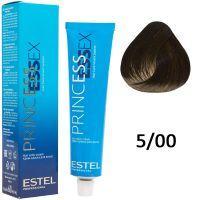 Крем-краска для волос PRINCESS ESSEX 5/00 светлый шатен для седины 60мл (Estel Professional)
