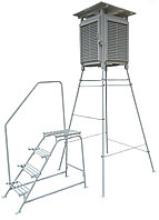 Будка психрометрическая БП со штативом М-33 и психрометрическим стаканчиком