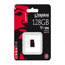 Карта памяти MicroSD 128GB Class 10 U1 Kingston SDCS/128GBSP