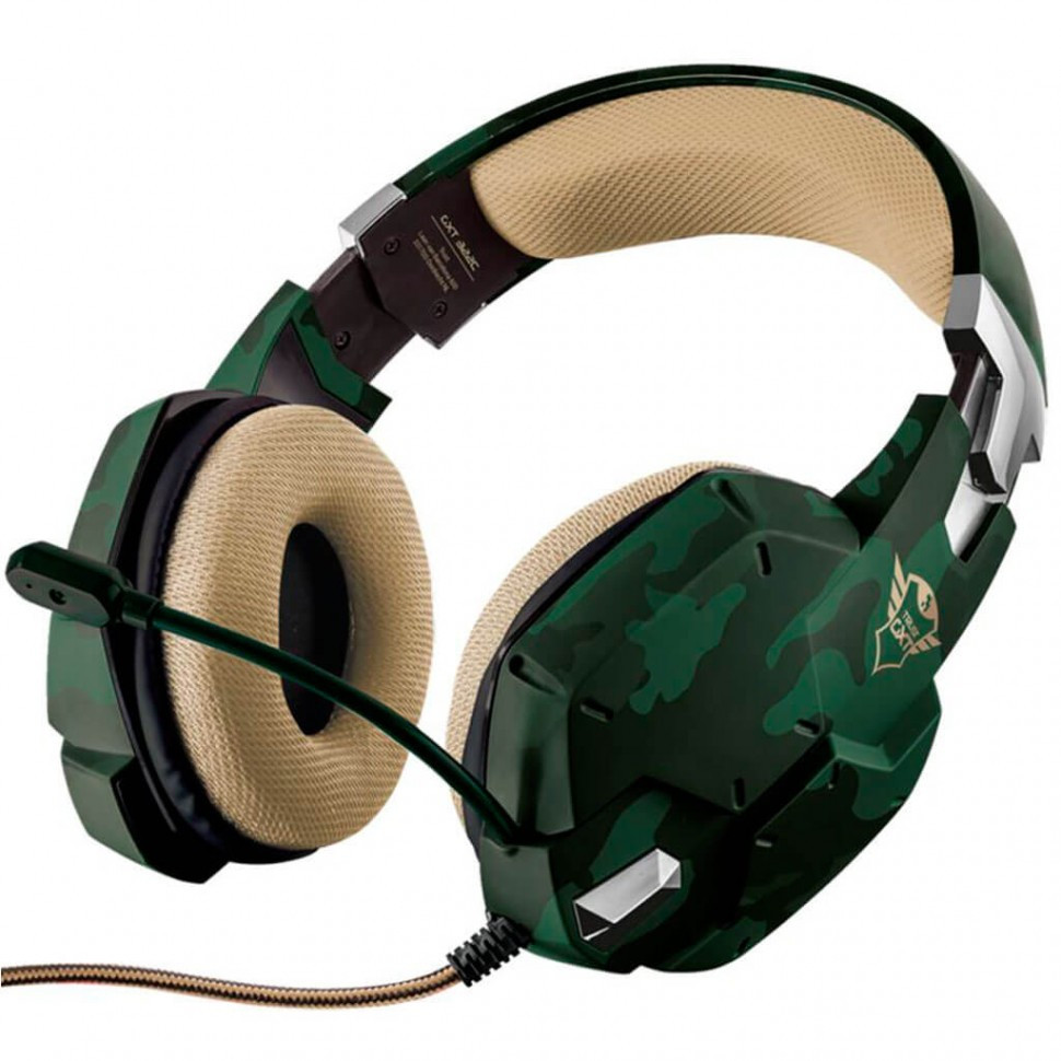 Наушники гарнитура игровая Trust GXT322C -JUNGLE CAMO