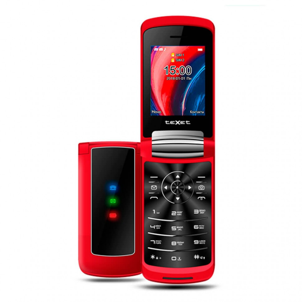 Мобильный телефон Texet TM-317 красный