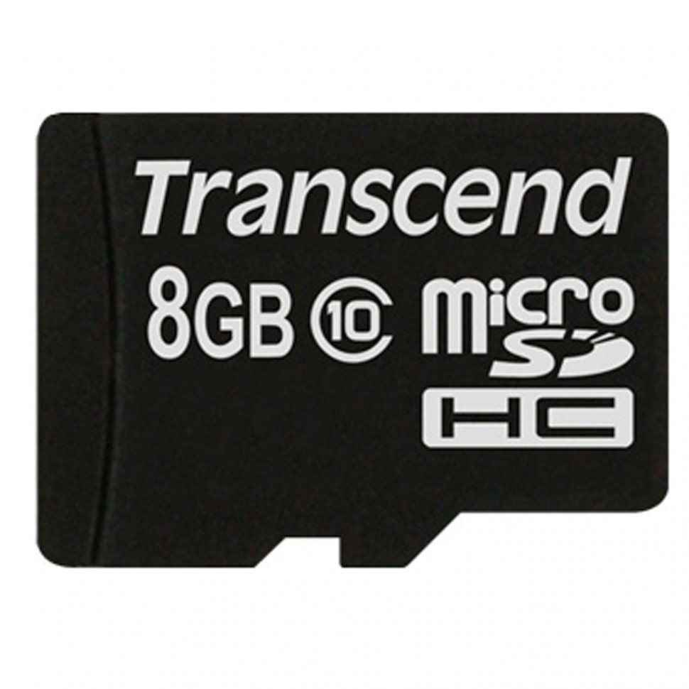 Карта памяти MicroSD 8GB Class 10 Transcend TS8GUSDC10