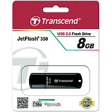 USB накопитель 8GB 2.0 Transcend TS8GJF350 черный