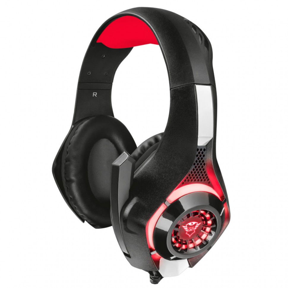 Наушники гарнитура игровая Trust GXT 313 NERO ILLUMINATED GAMING HEADSET