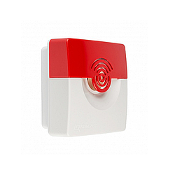 Рубеж ОПОП 124-7 12В (бело/красный) Оповещатель охранно-пожарный свето-звуковой