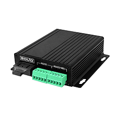 RS-FX-SM40 преобразователь интерфейсов RS232/422/485 в оптику и обратно. Одномодовое волокно до 40км