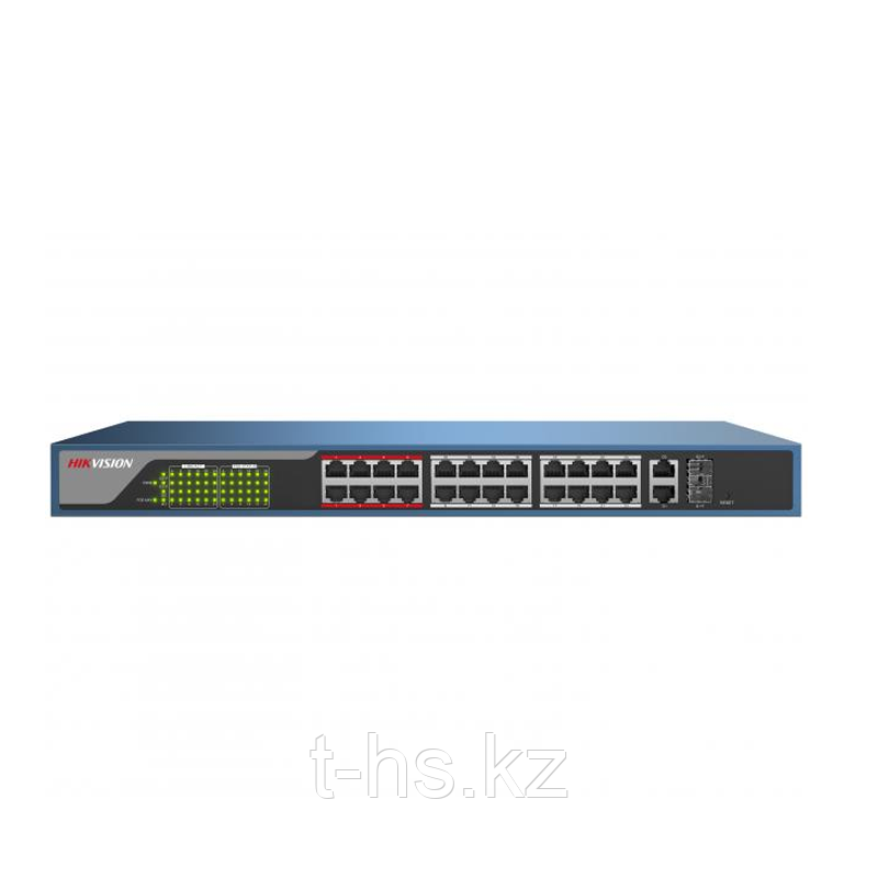 Hikvision DS-3E1326P-E PoE свитч 24-портовый