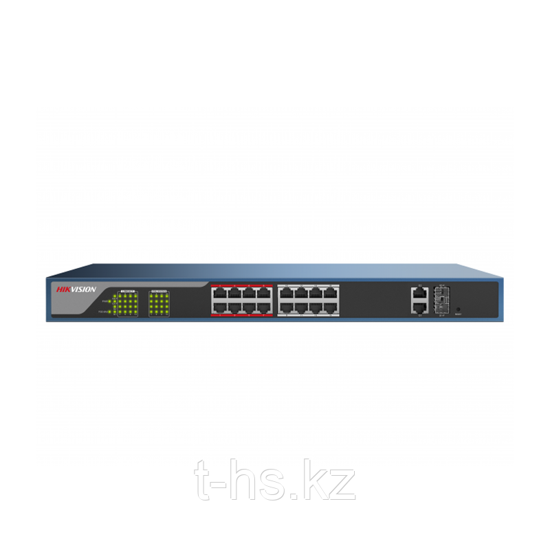 Hikvision DS-3E1318P-E PoE свитч 16-портовый