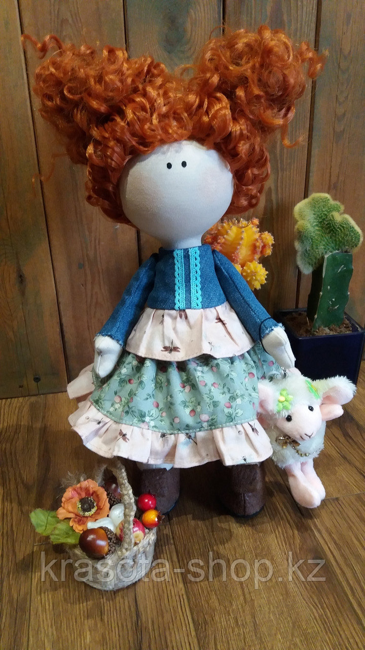 Авторская кукла ,серия " Деревенская барышня" - фото 4 - id-p75816962