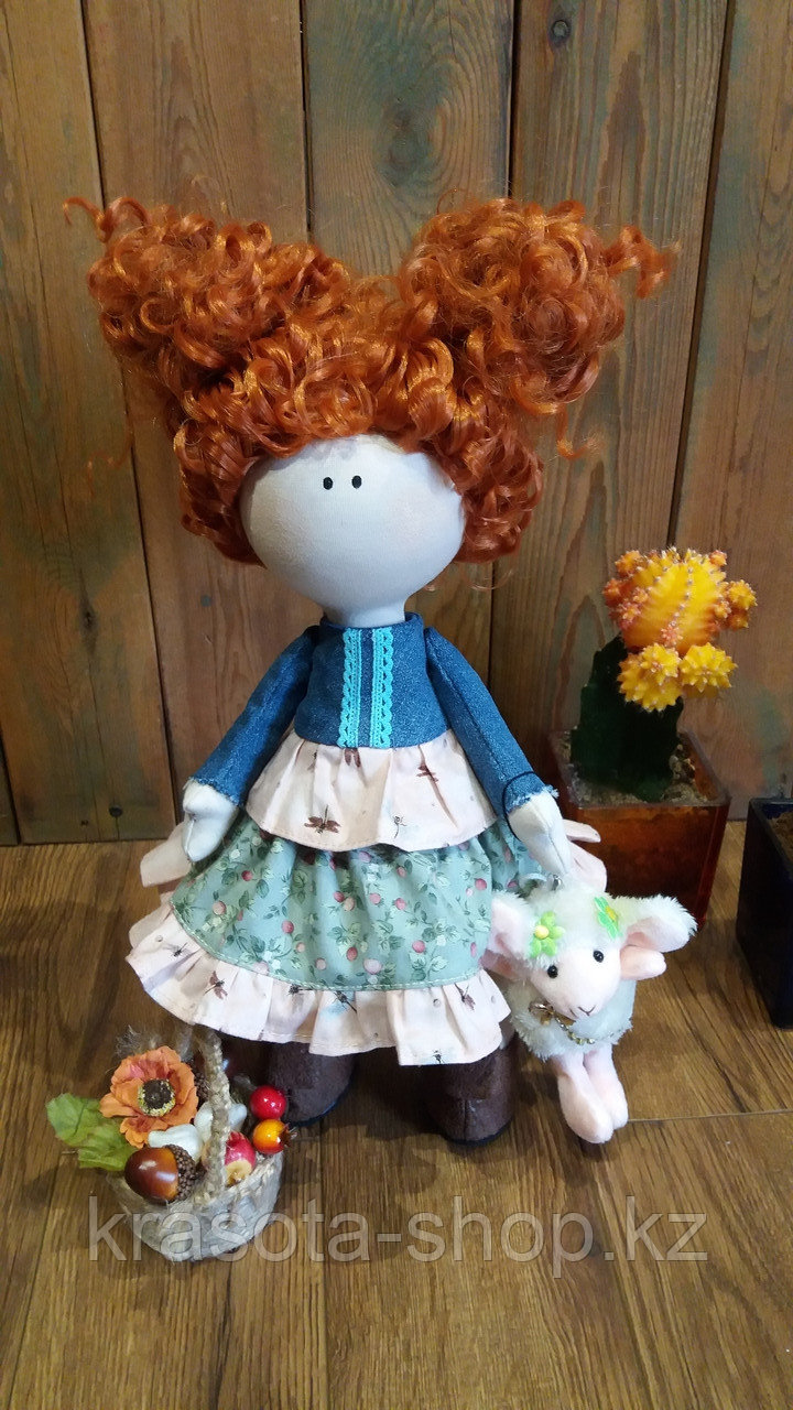Авторская кукла ,серия " Деревенская барышня" - фото 5 - id-p75816962