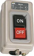 Выключатель кнопочный с механической блокировкой ВКИ-230 3Р 16А 230/400В IP40 ИЭК