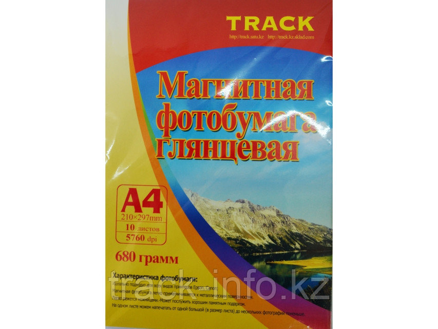Фотобумага TRACK premium А-4 640г Track магнитная бумага глянец (10) - фото 1 - id-p75818887