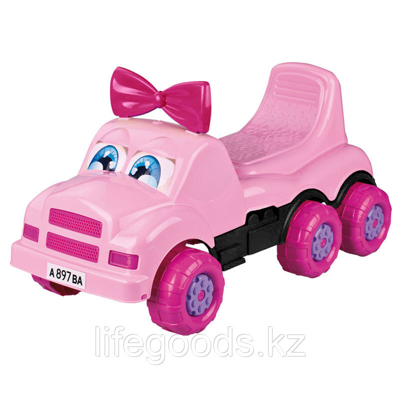 Машинка детская "Весёлые гонки" (для девочек), Розовая, М4457
