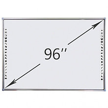 Интерактивная доска DigiTouch DTWB96SM10A00ALG, 10 касаний, диагональ 96 дюймов, цвет рамки серый