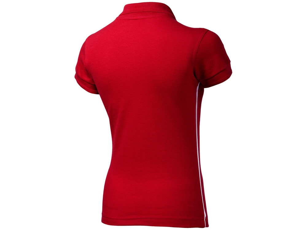 Рубашка поло Backhand женская, красный/белый - фото 3 - id-p75829033