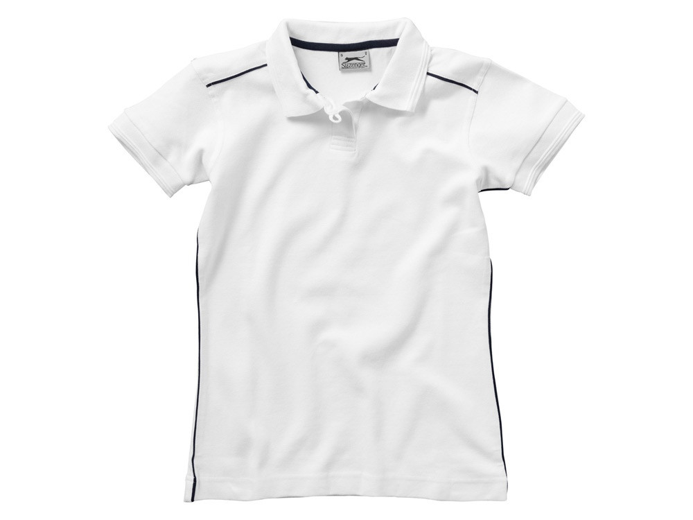 Рубашка поло Backhand женская, белый/темно-синий - фото 3 - id-p75829035