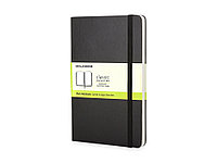 Записная книжка Moleskine Classic (нелинованный) в твердой обложке, Pocket (9x14см), черный