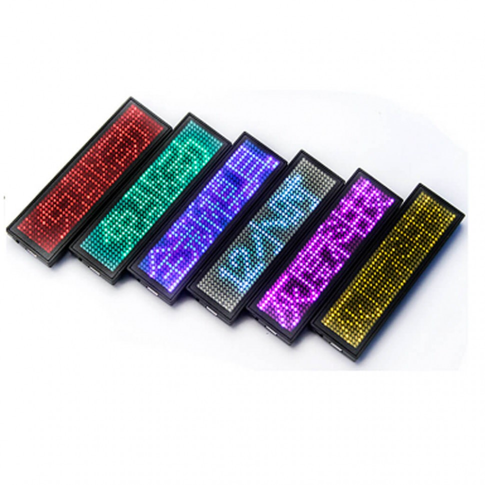 СВЕТОДИОДНЫЙ БЕЙДЖ LED БЕЙДЖИК