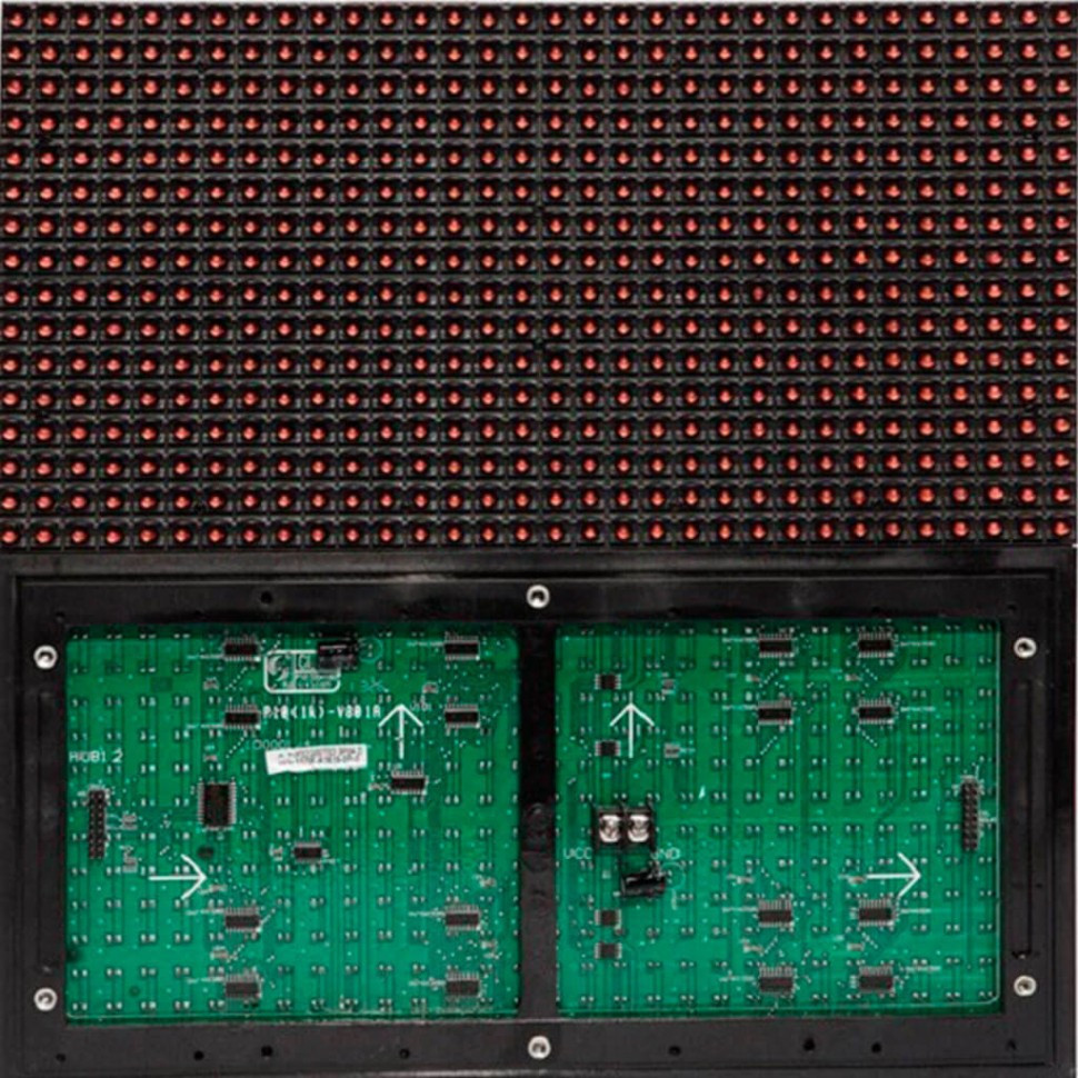 Led модуль красный DIP P10 320*160 RED для наружного применения (outdoor)