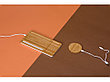 Беспроводное зарядное устройство-органайзер из бамбука Timber, темно-натуральный/белый, фото 3