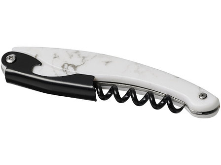 Нож официантки Mila с мраморным рисунком, titanium, фото 2