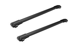 Багажная система LUX ХАНТЕР для автомобилей со стандартными рейлингами черные